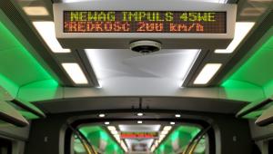 Pociąg Newag pobił rekord prędkości