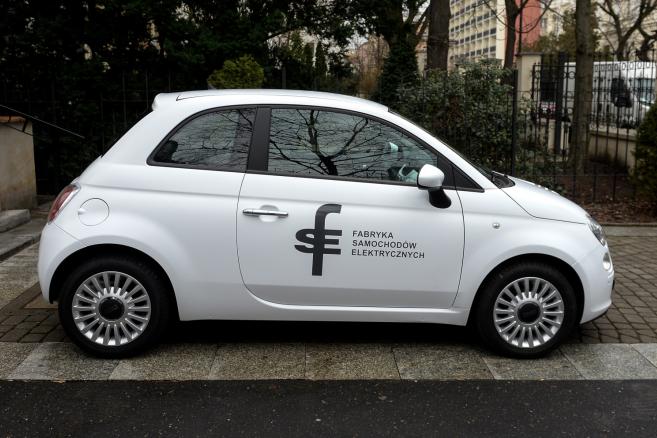 FSE 01 Fiat 500 Samochód elektryczny z Bielska Białej
